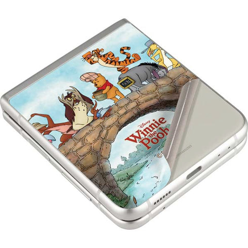 Disney Winnie the Pooh All Characters Galaxy Z Flip4 5G Skin